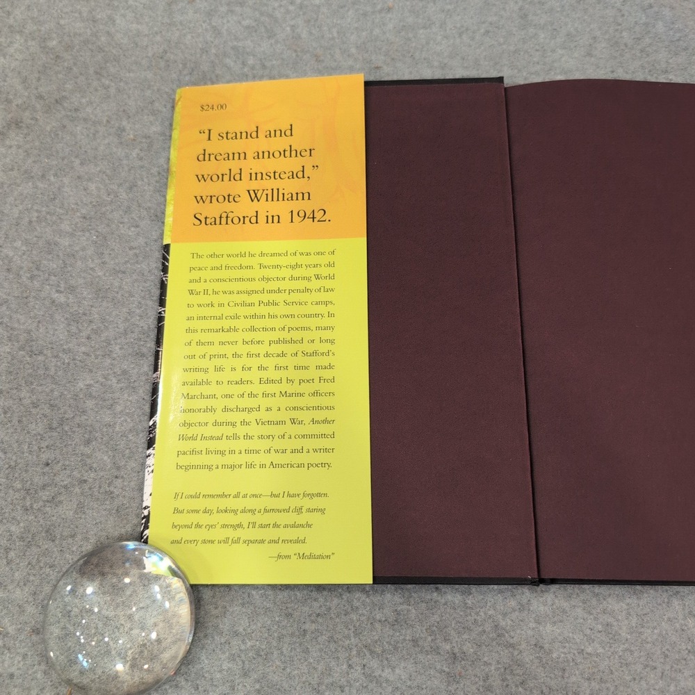Another World Instead Early Poems of William Stafford 1937-1947 Hardcover 2008 - Picture 3 of 7